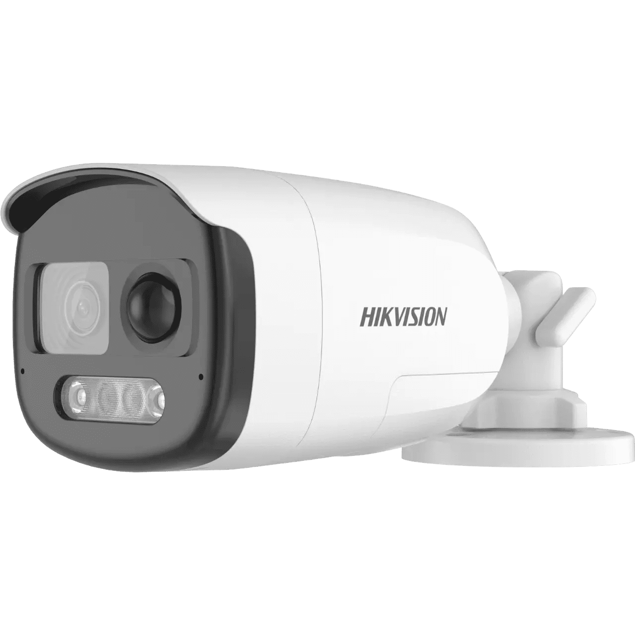 声光报警筒机-双mic.png.thumb_.1280.1280.png DS-2CE12DF3T-PIRXOS 2 MP ColorVu PIR Siren Audio Fixed Bullet Camera - Image 1